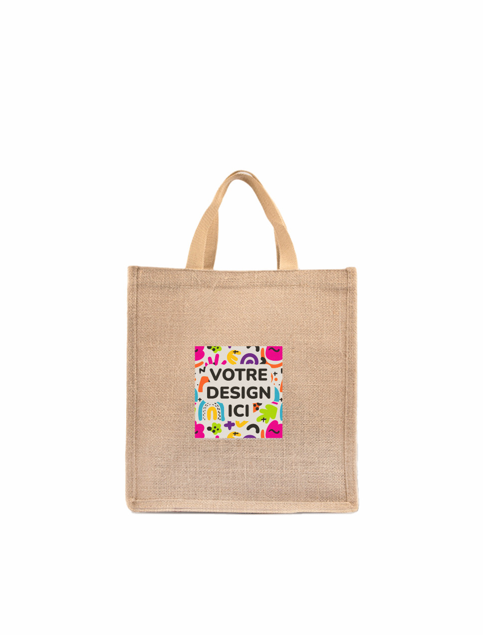 Sac en toile de jute grand format cheap